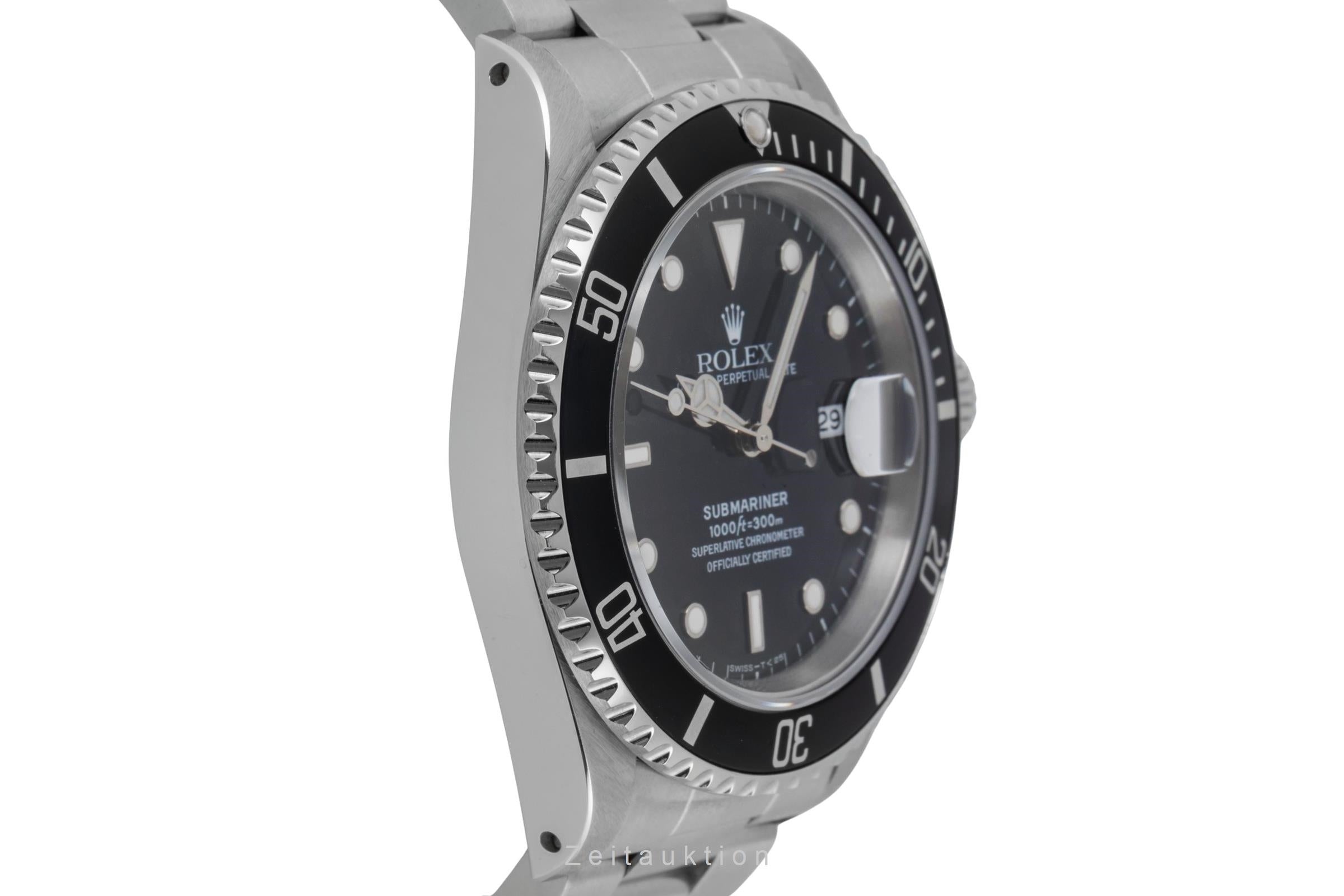 Rolex Submariner acero automático reloj para caballeros 16610  [2605201]