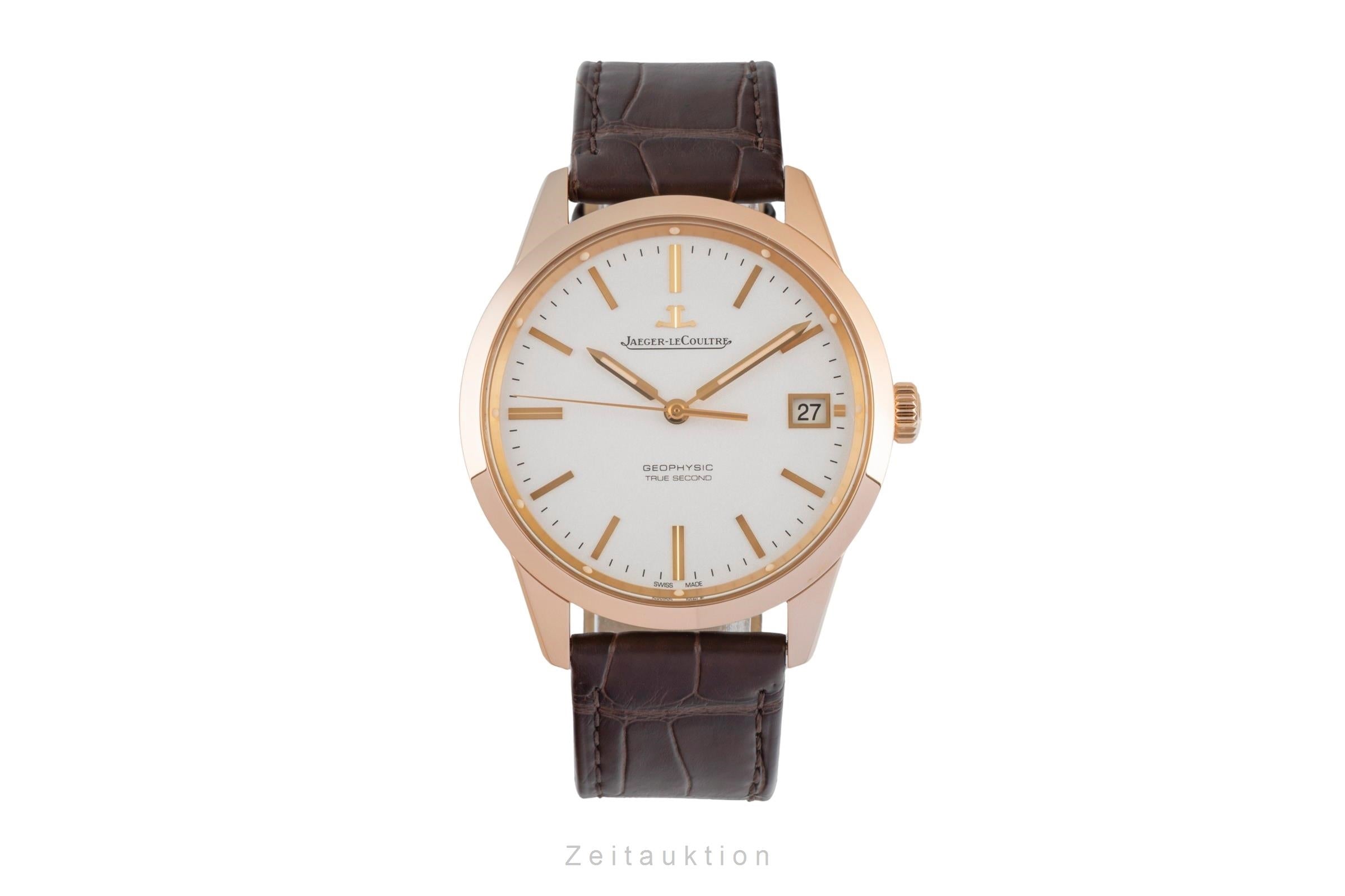 Jaeger LeCoultre Geophysic 18 ct red gold automatic men's watch Q8012520  [2605202]