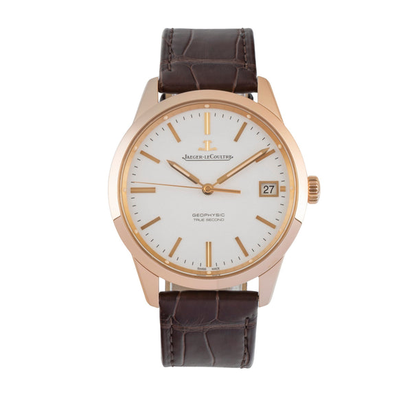 Jaeger LeCoultre Geophysic 18 ct red gold automatic men's watch Q8012520  [2605202]