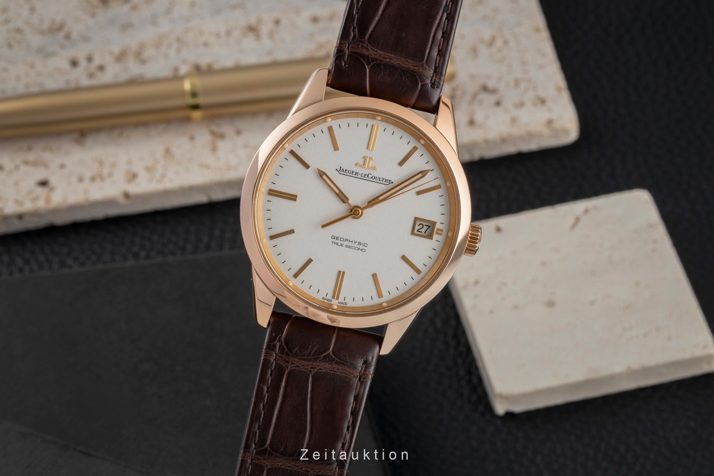 Jaeger LeCoultre Geophysic 18 ct red gold automatic men's watch Q8012520  [2605202]