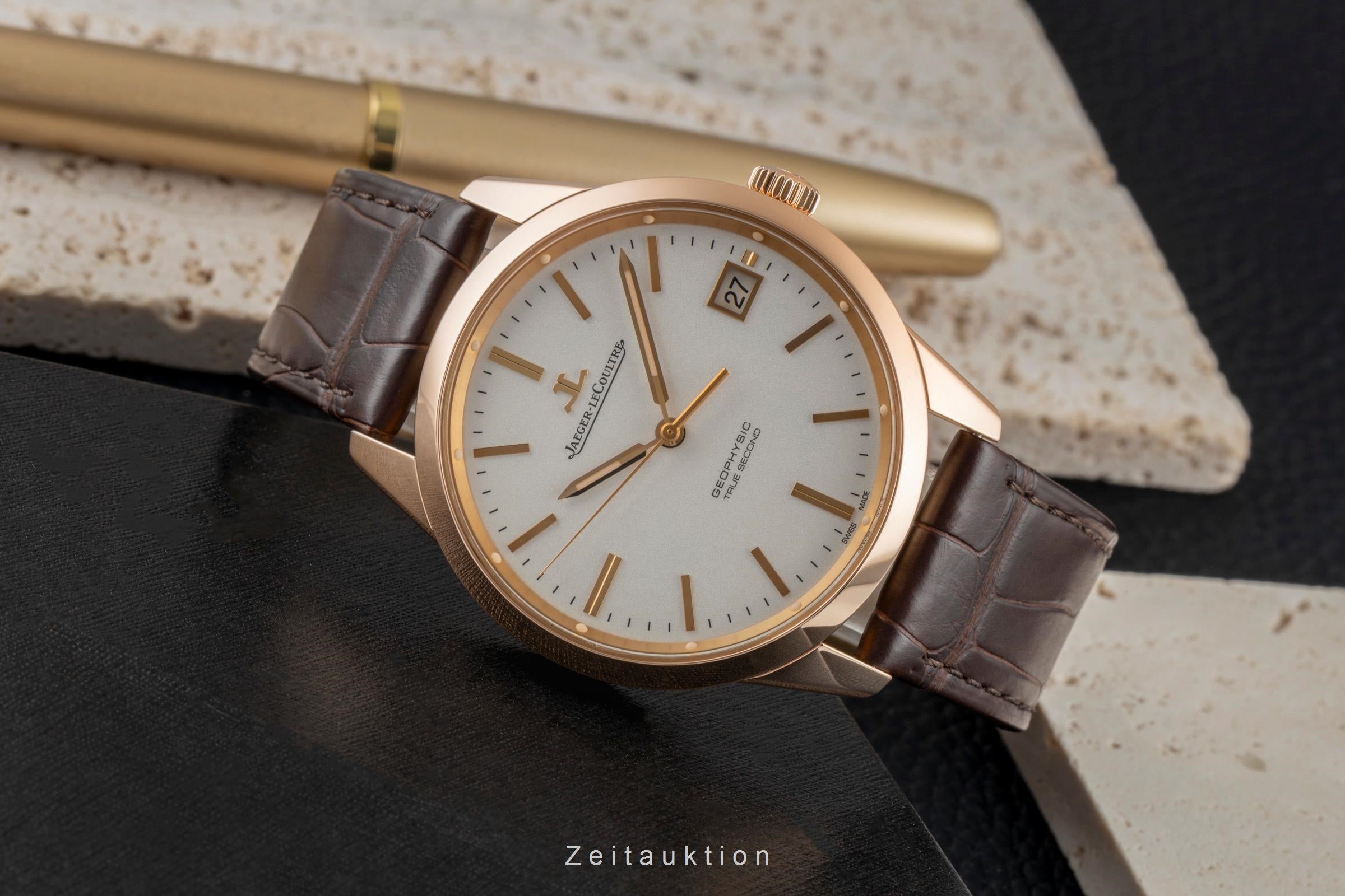Jaeger LeCoultre Geophysic 18 ct red gold automatic men's watch Q8012520  [2605202]