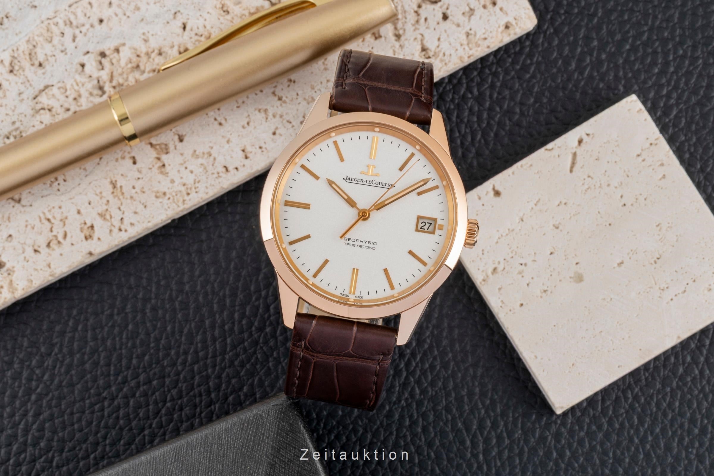 Jaeger LeCoultre Geophysic 18 ct red gold automatic men's watch Q8012520  [2605202]