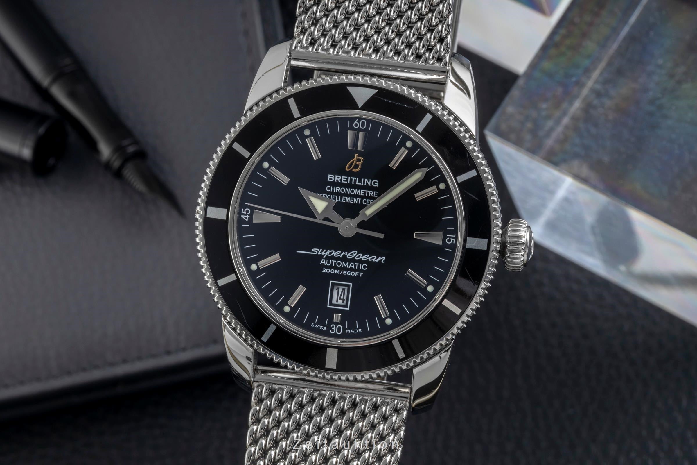 Breitling Superocean Heritage 46 acier automatique montre pour hommes A1732024/ B868  [2605207]