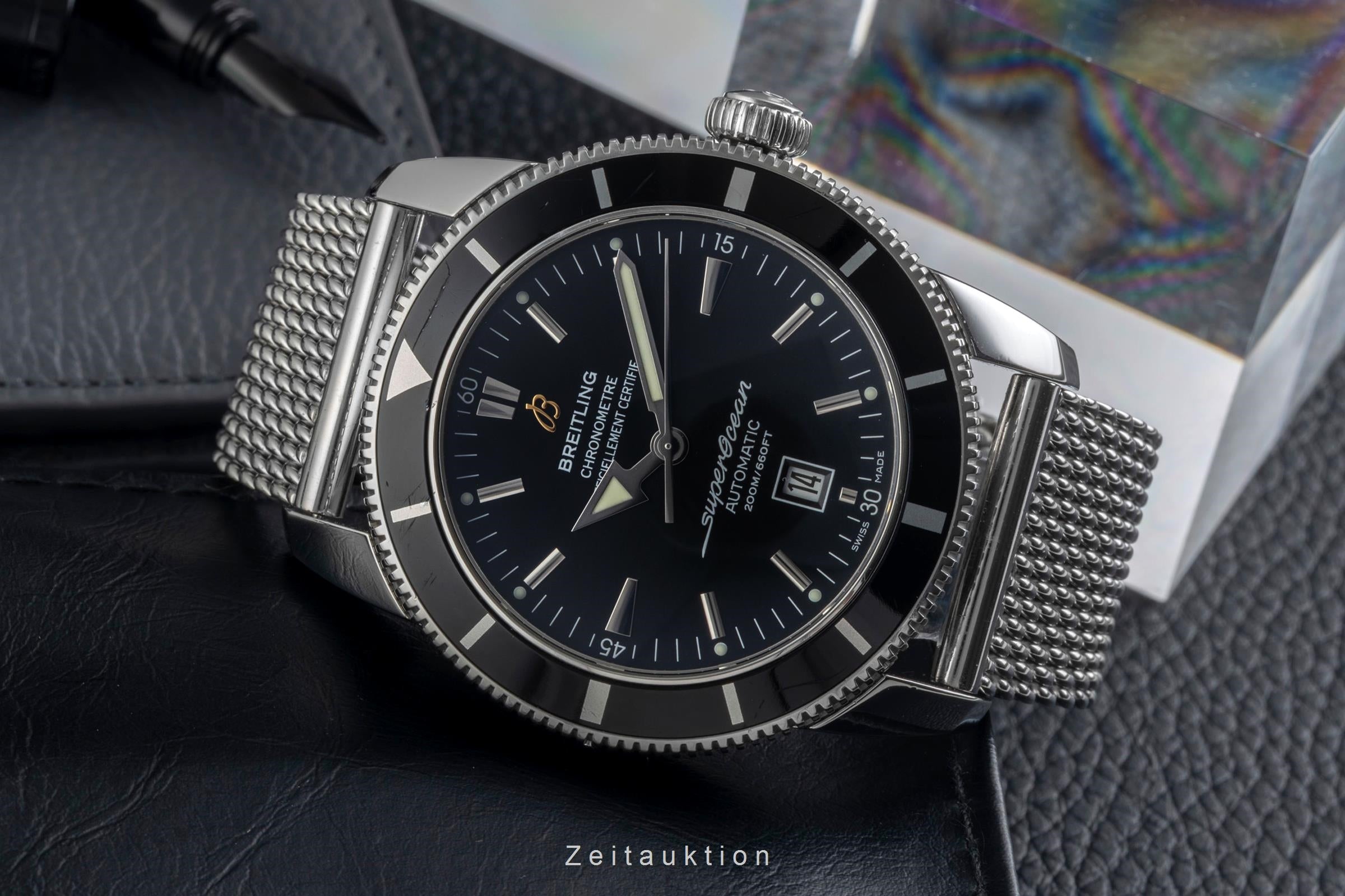 Breitling Superocean Heritage 46 acier automatique montre pour hommes A1732024/ B868  [2605207]