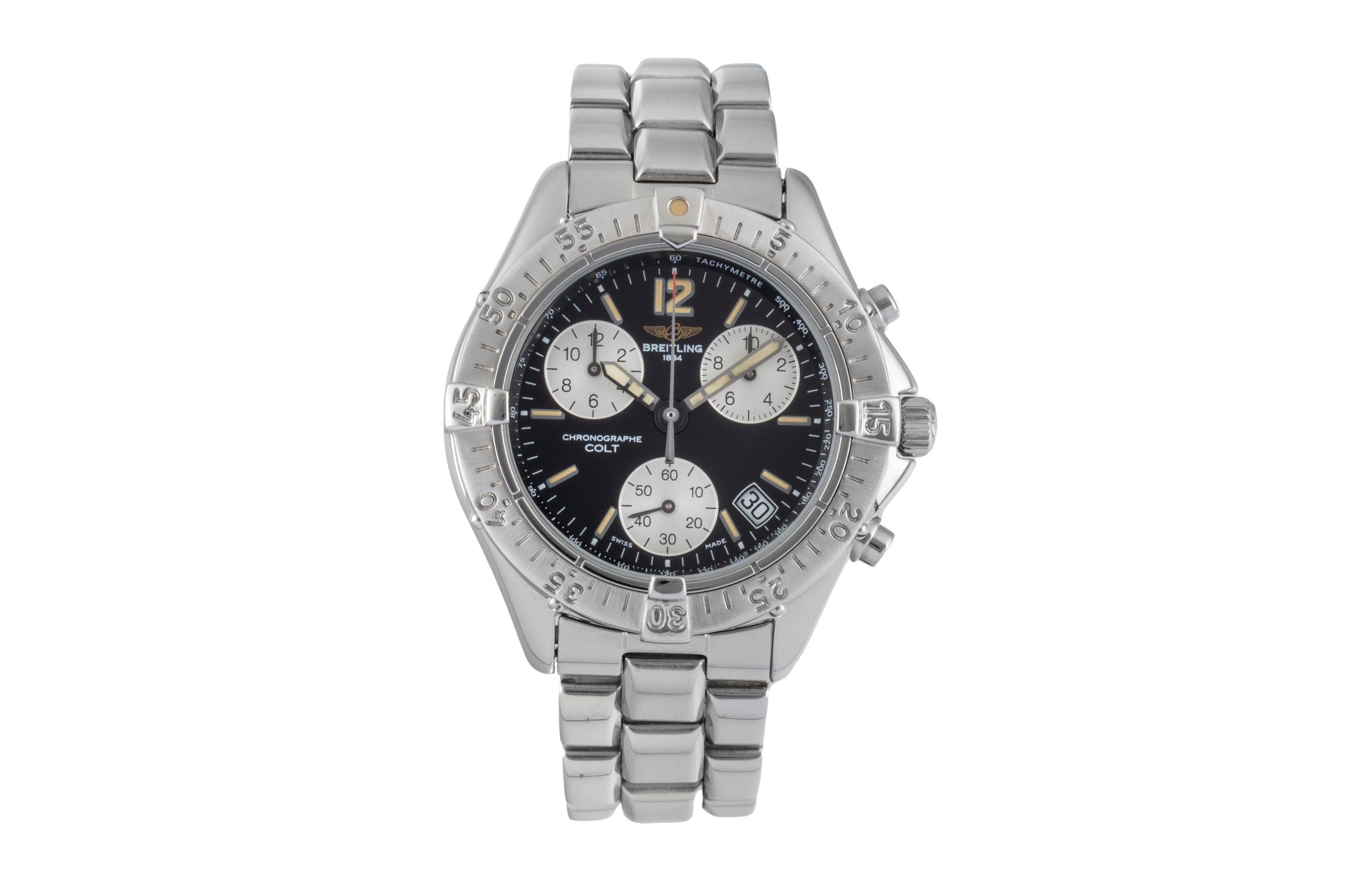 Breitling Colt Chronograph  chronograph steel quartz men's watch A53035  [2605211]