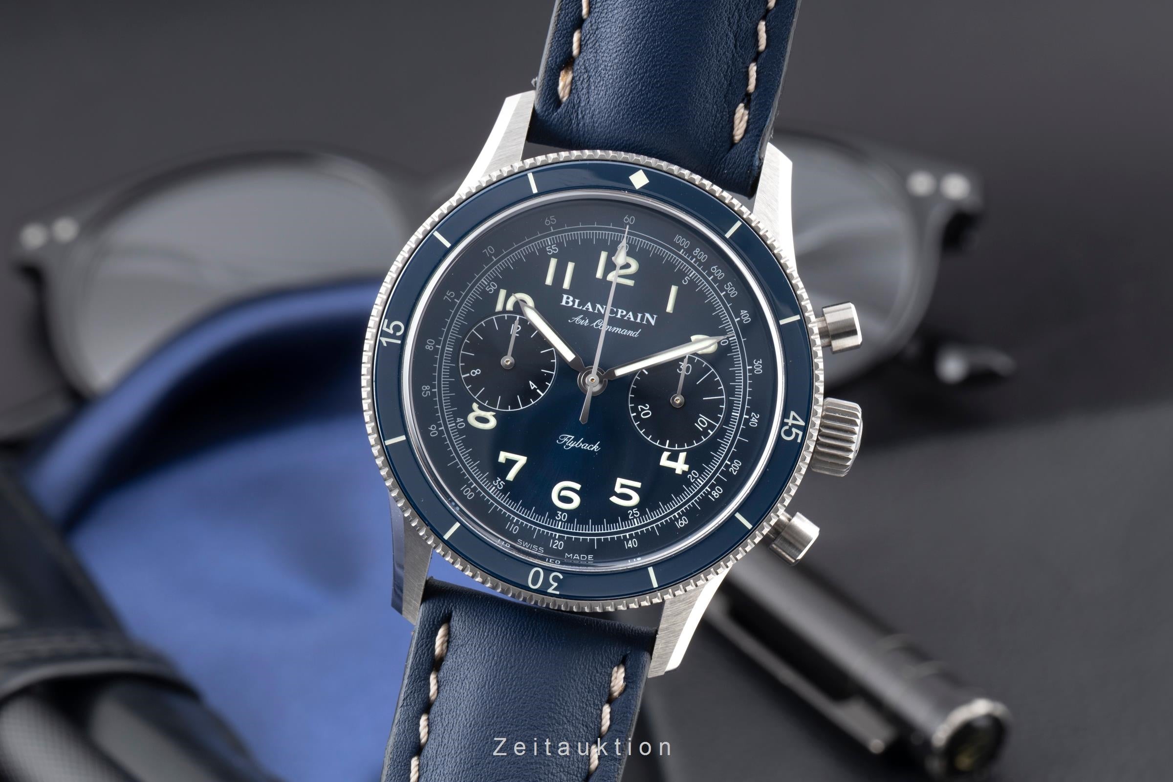 Blancpain Air Command Flyback Chronograph Titan Ref. AC02-12B40-63B B&P 2022 [2605212]