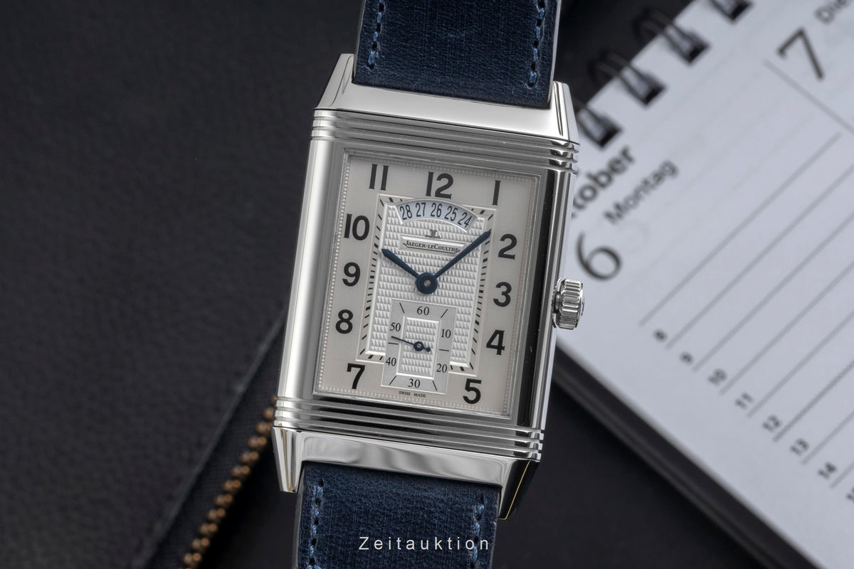 Jaeger LeCoultre Reverso acciaio carica manuale orologio da uomo Q3748421   , 273.8.85  [2605215]