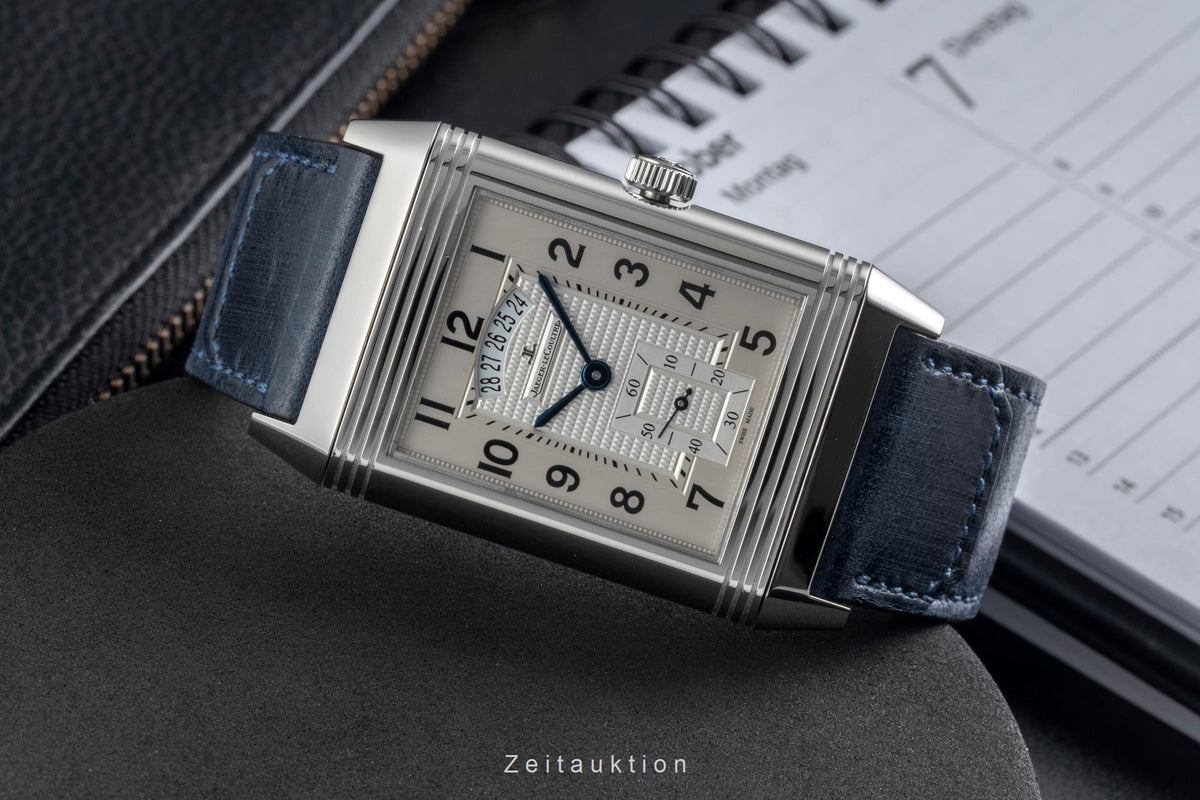 Jaeger LeCoultre Reverso acciaio carica manuale orologio da uomo Q3748421   , 273.8.85  [2605215]