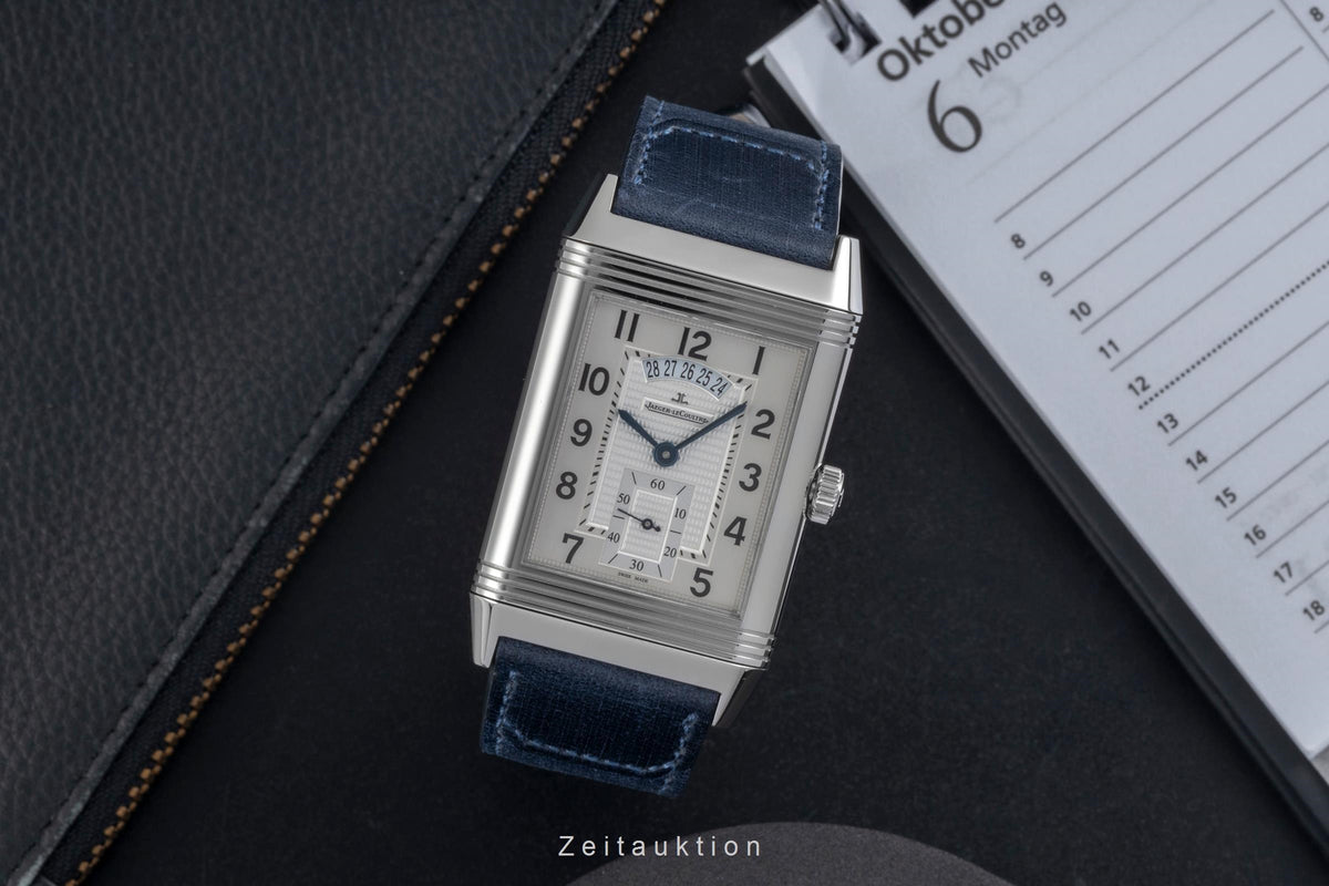 Jaeger LeCoultre Reverso acciaio carica manuale orologio da uomo Q3748421   , 273.8.85  [2605215]