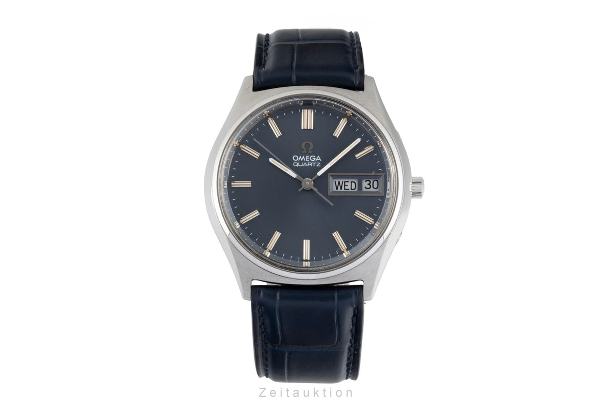 Omega acier quartz montre pour hommes 196.0065 Vintage  [2605216]