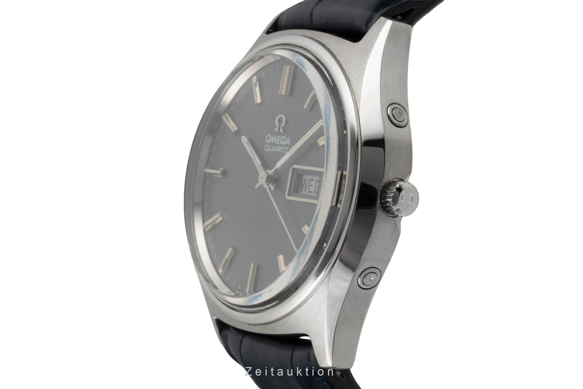 Omega acier quartz montre pour hommes 196.0065 Vintage  [2605216]