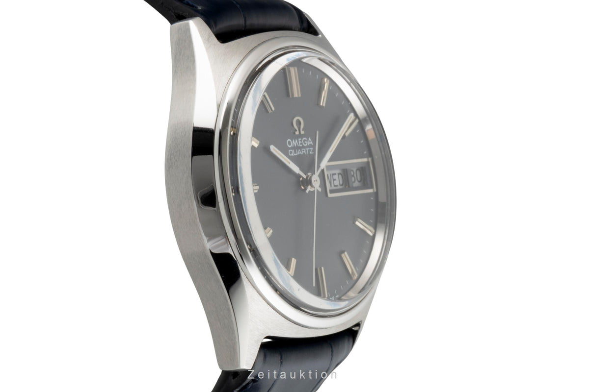 Omega acier quartz montre pour hommes 196.0065 Vintage  [2605216]