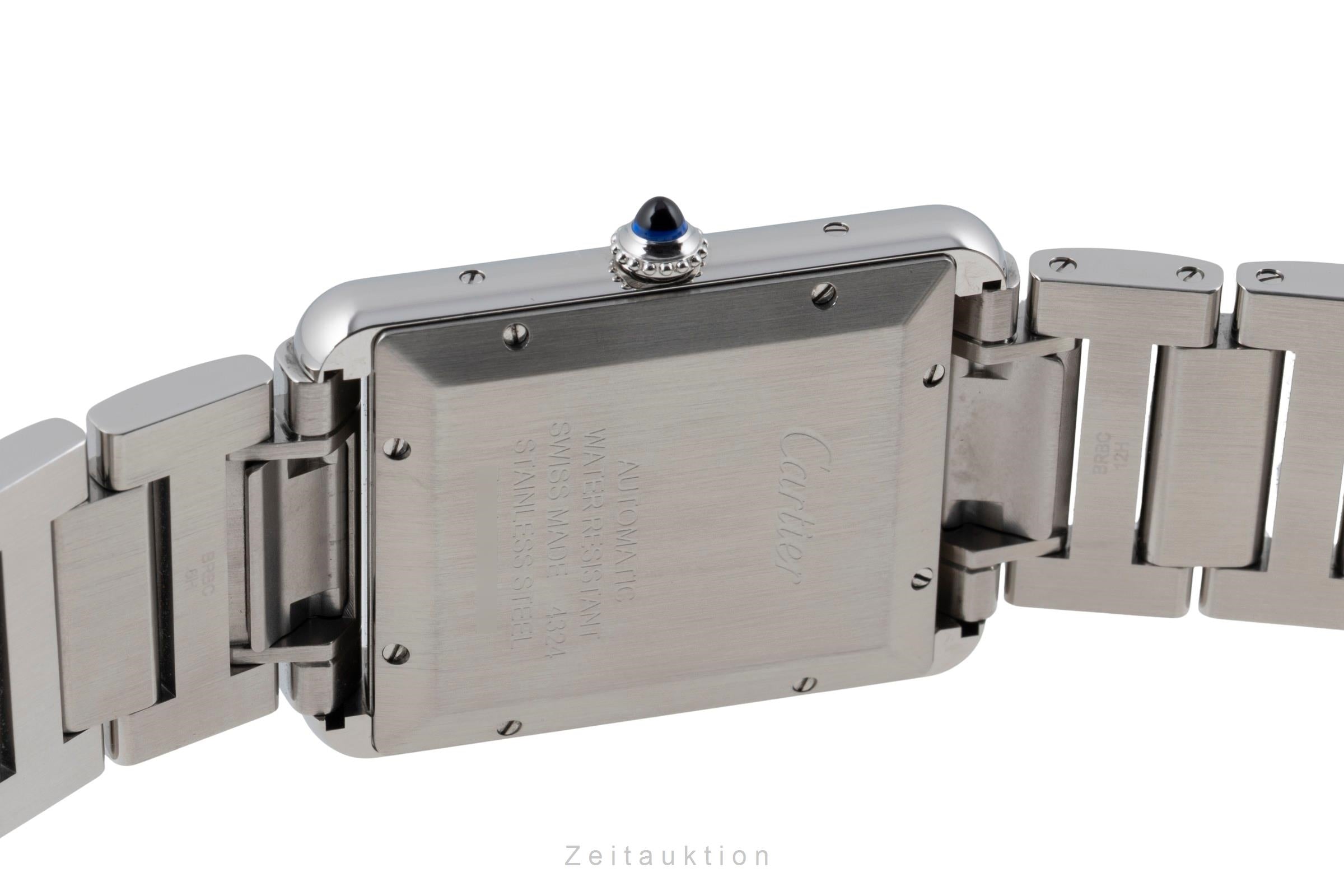 Cartier Tank acero automático reloj para caballeros WSTA0053 LP: 5900EUR  [2605217]