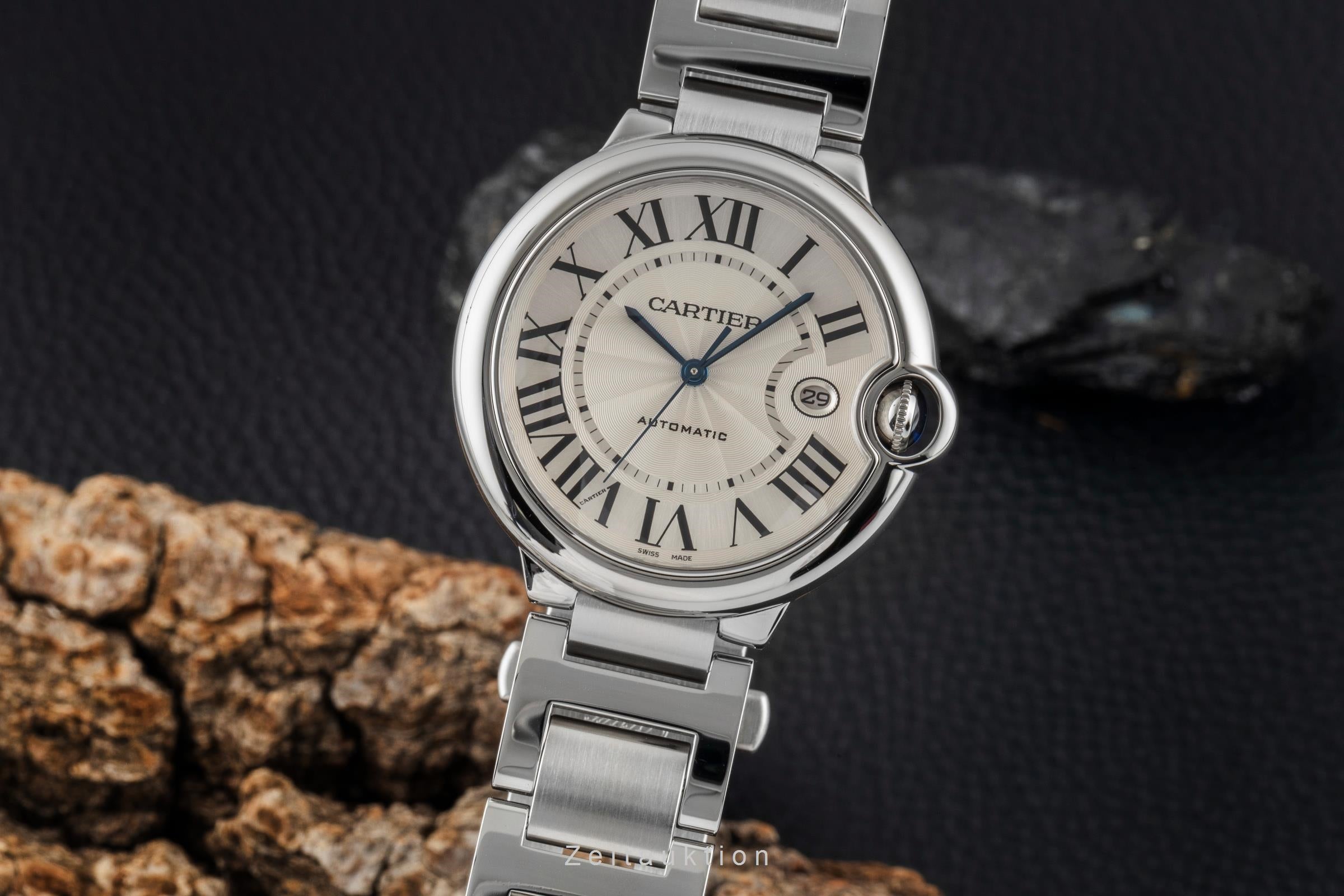 Cartier Ballon Bleu de Cartier acero automático reloj para caballeros W69012Z4  [2605223]