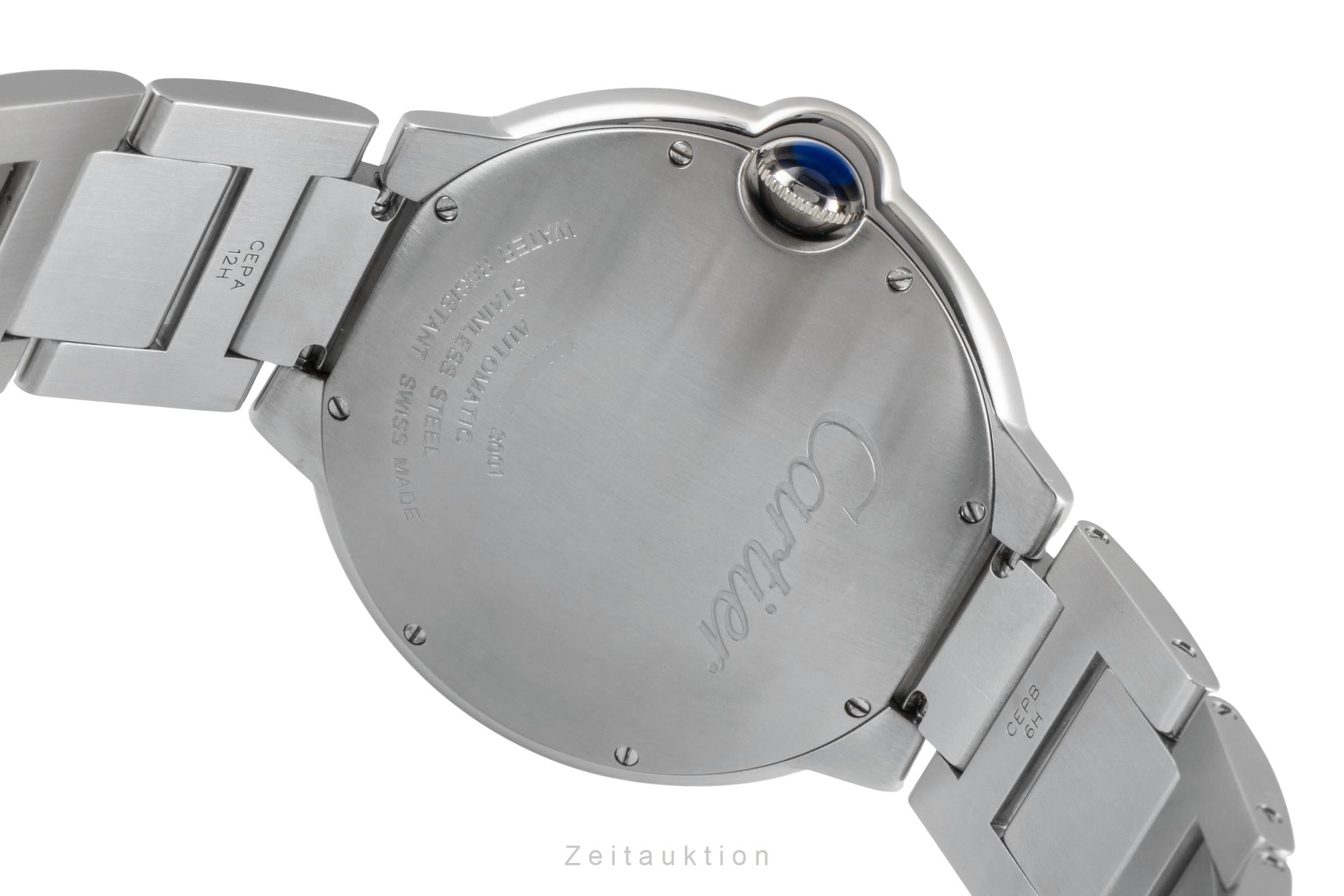 Cartier Ballon Bleu de Cartier acero automático reloj para caballeros W69012Z4  [2605223]