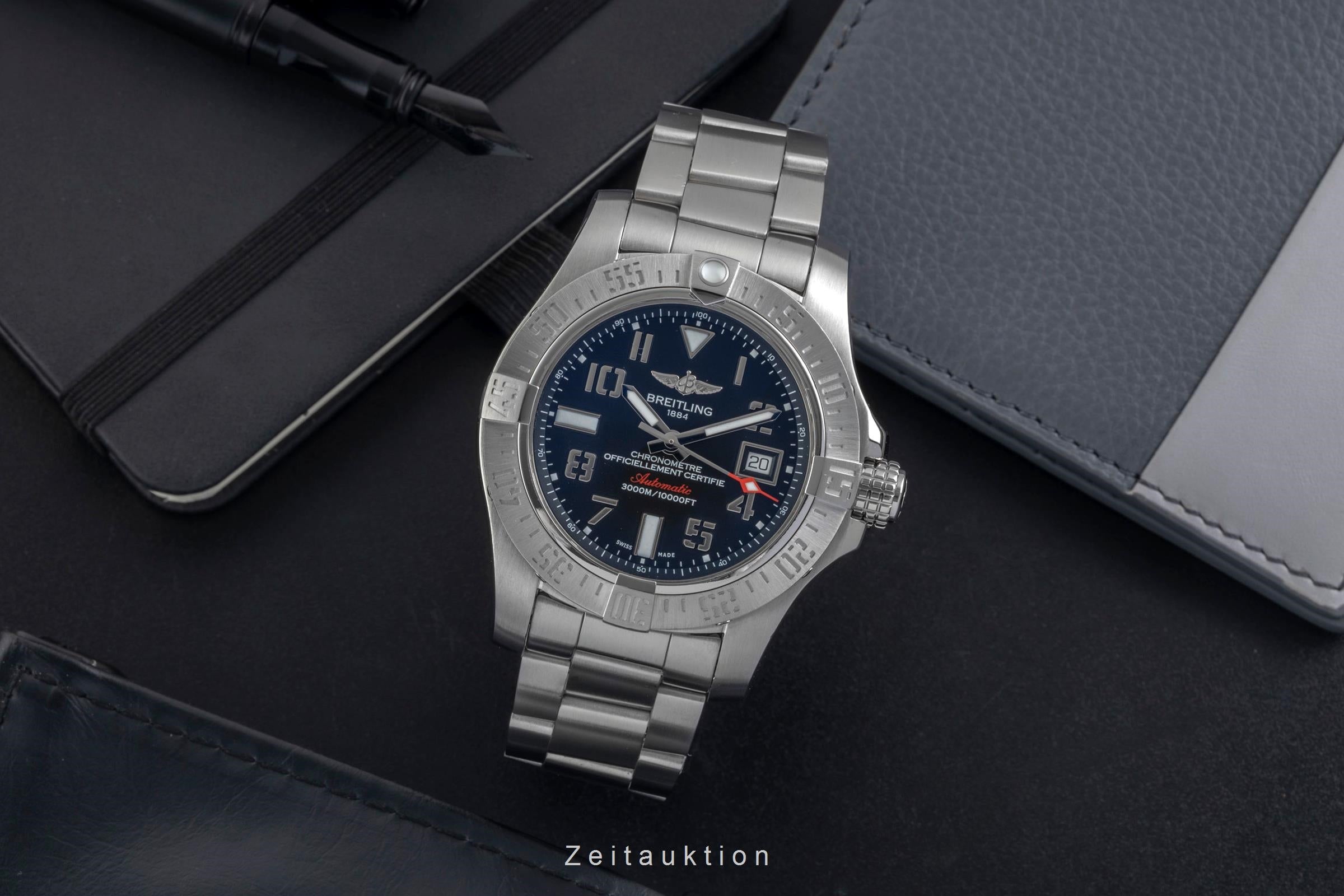 Breitling Avenger II Seawolf steel automatic men's watch A1733110/BC31  [2605227]