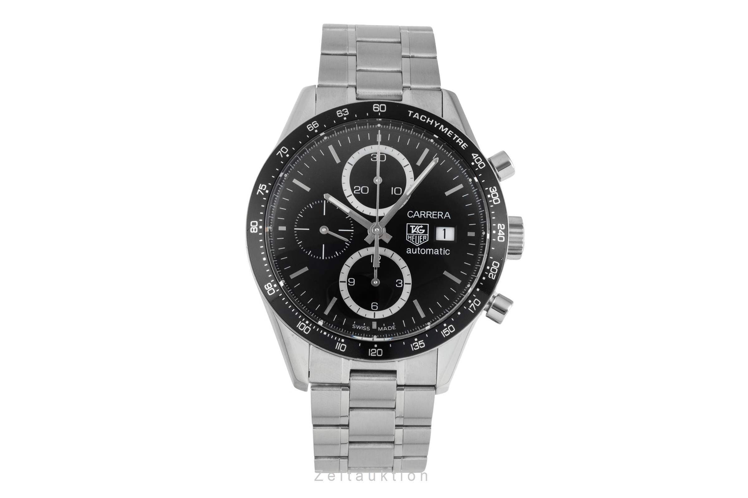 Tag Heuer Carrera chronograph steel automatic men's watch CV2010.BA0794  [2605231]