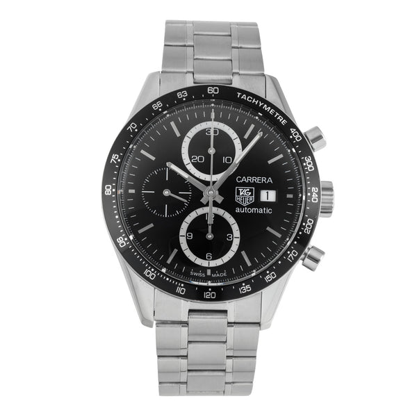 Tag Heuer Carrera chronograph steel automatic men's watch CV2010.BA0794  [2605231]