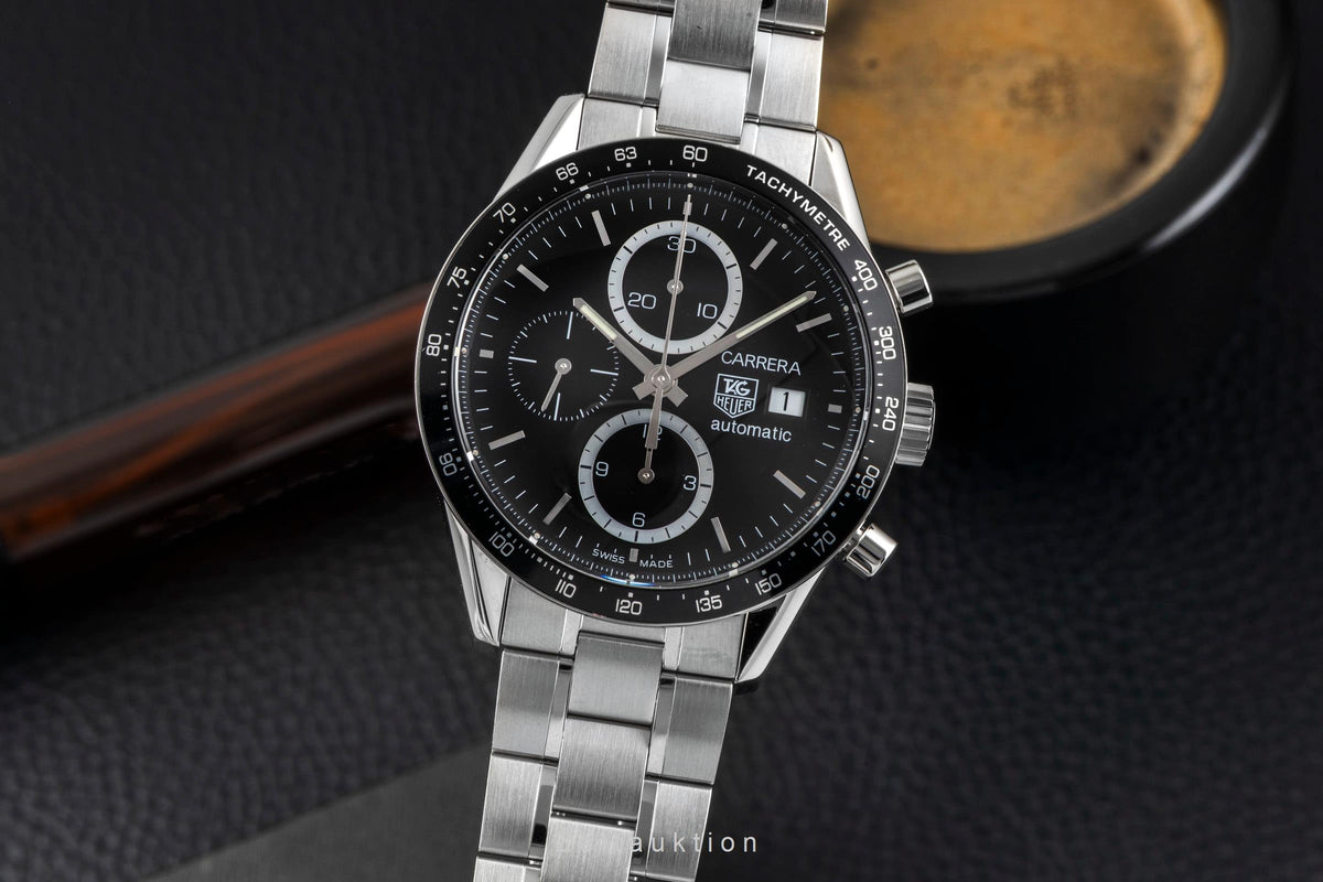Tag Heuer Carrera chronograph steel automatic men's watch CV2010.BA0794  [2605231]