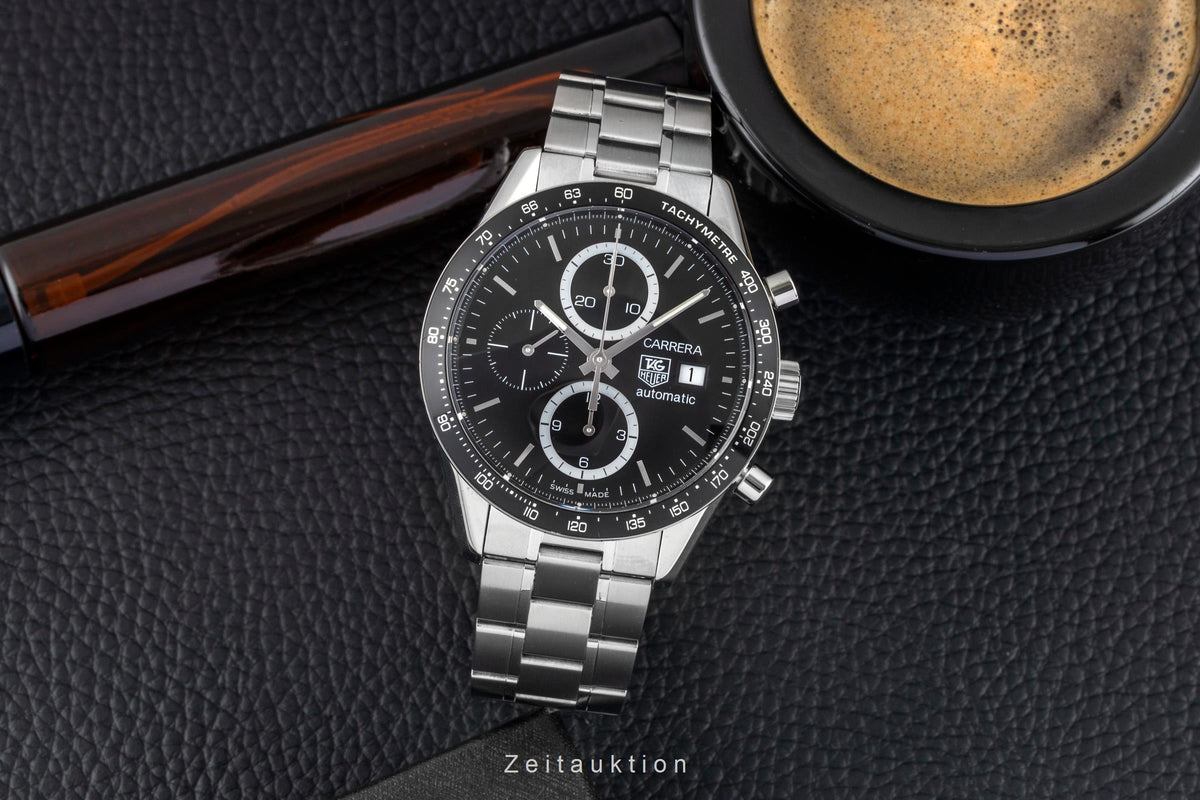 Tag Heuer Carrera chronograph steel automatic men's watch CV2010.BA0794  [2605231]