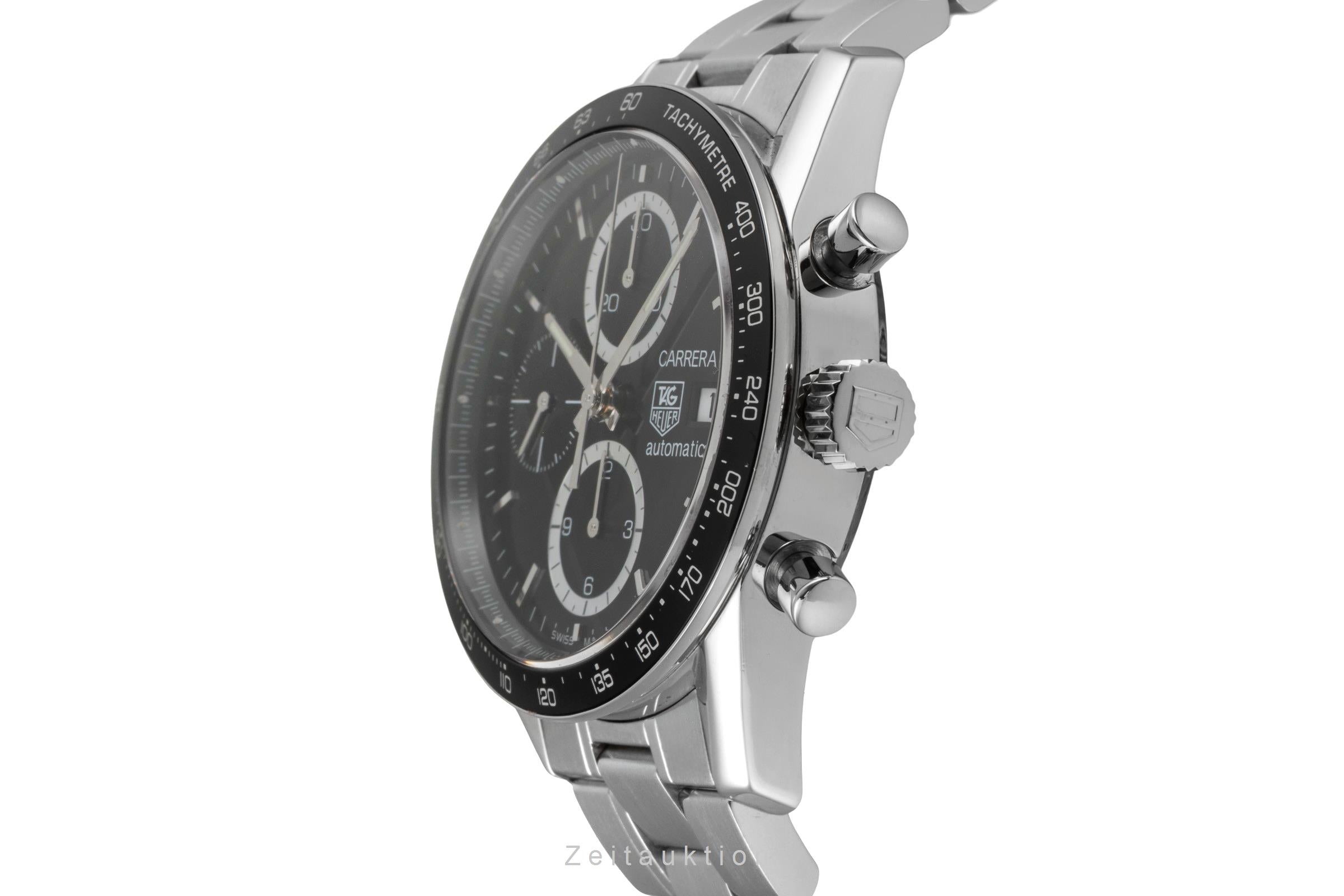 Tag Heuer Carrera chronograph steel automatic men's watch CV2010.BA0794  [2605231]