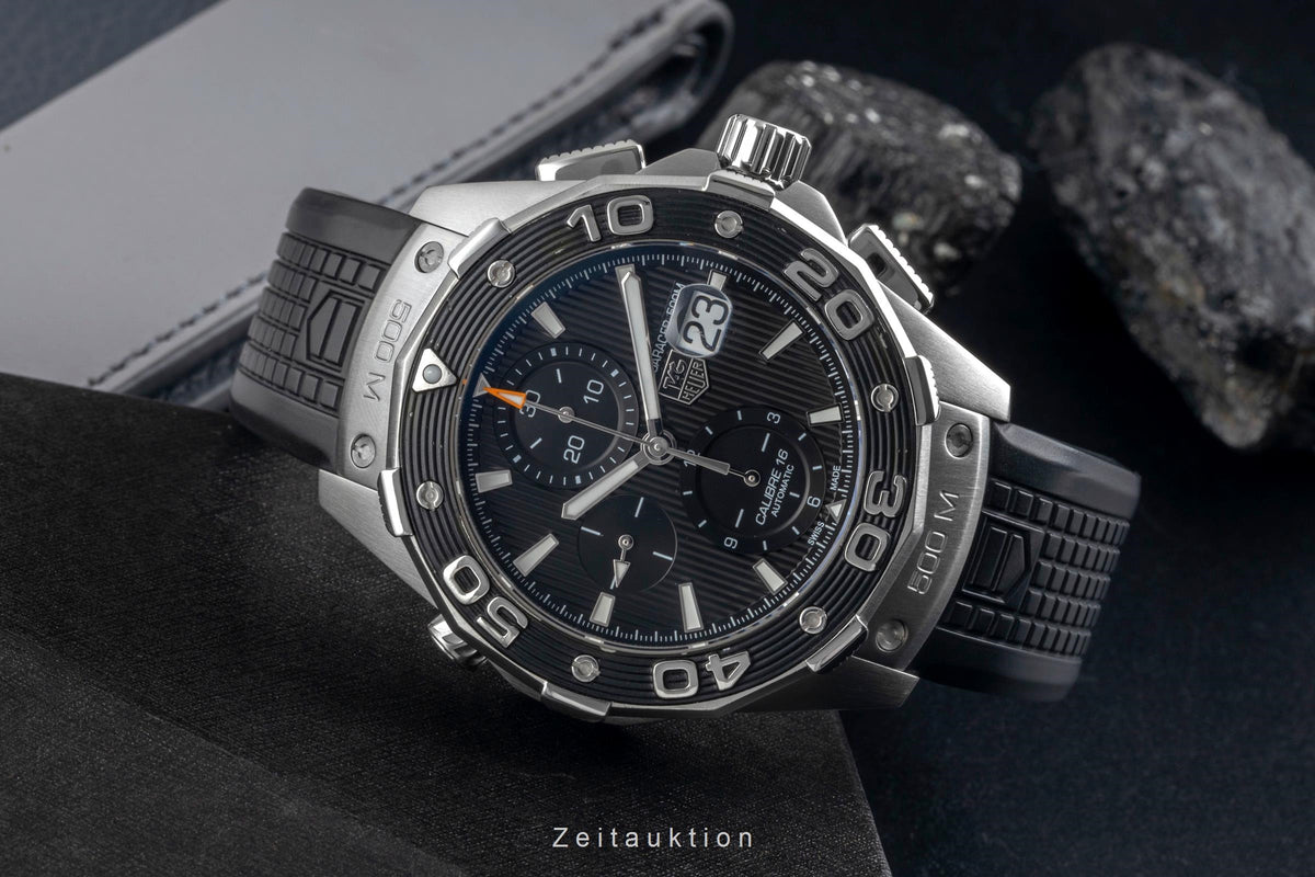 Tag Heuer Aquaracer chronograph steel automatic men's watch CAJ2110  [2605232]