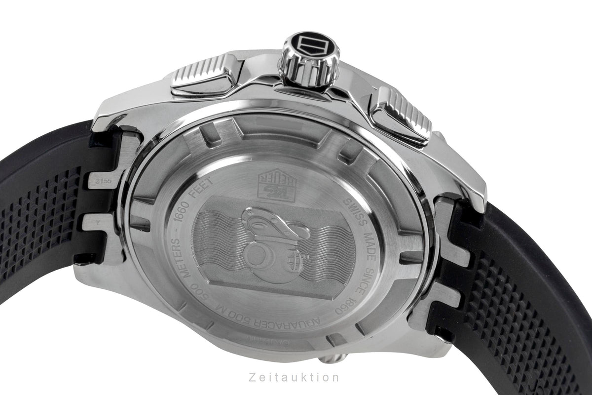 Tag Heuer Aquaracer chronograph steel automatic men's watch CAJ2110  [2605232]