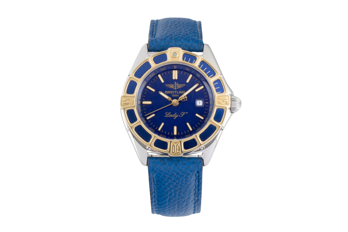 Breitling Lady J steel / gold quartz women's watch D52065  [2605248]