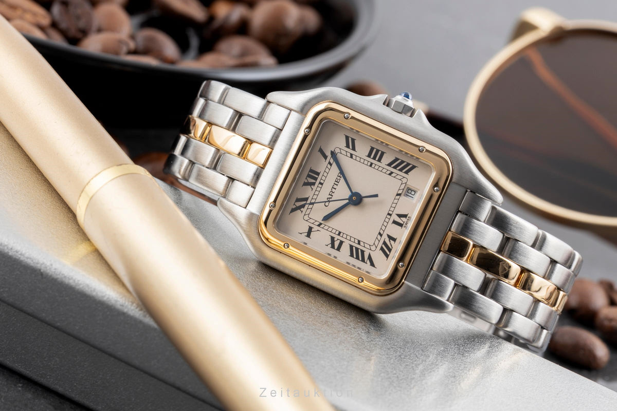 Cartier Panthere steel / gold quartz men's watch 83949  [2605250]