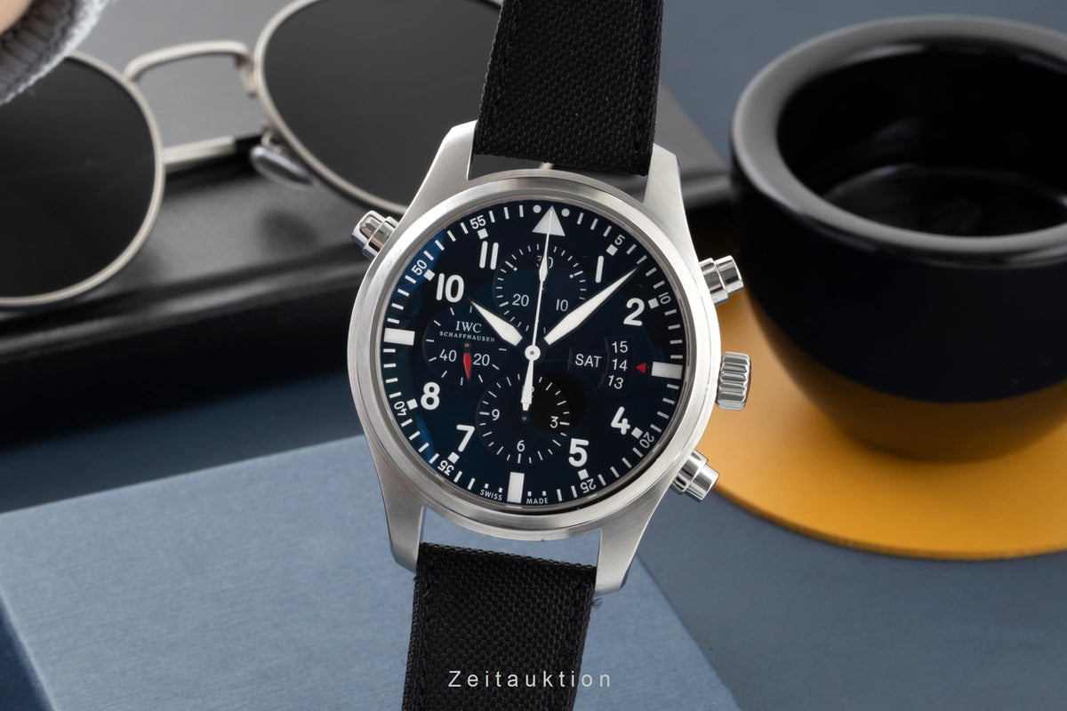 IWC Fliegerchronograph chronograph steel automatic men's watch IW377801  [2605251]