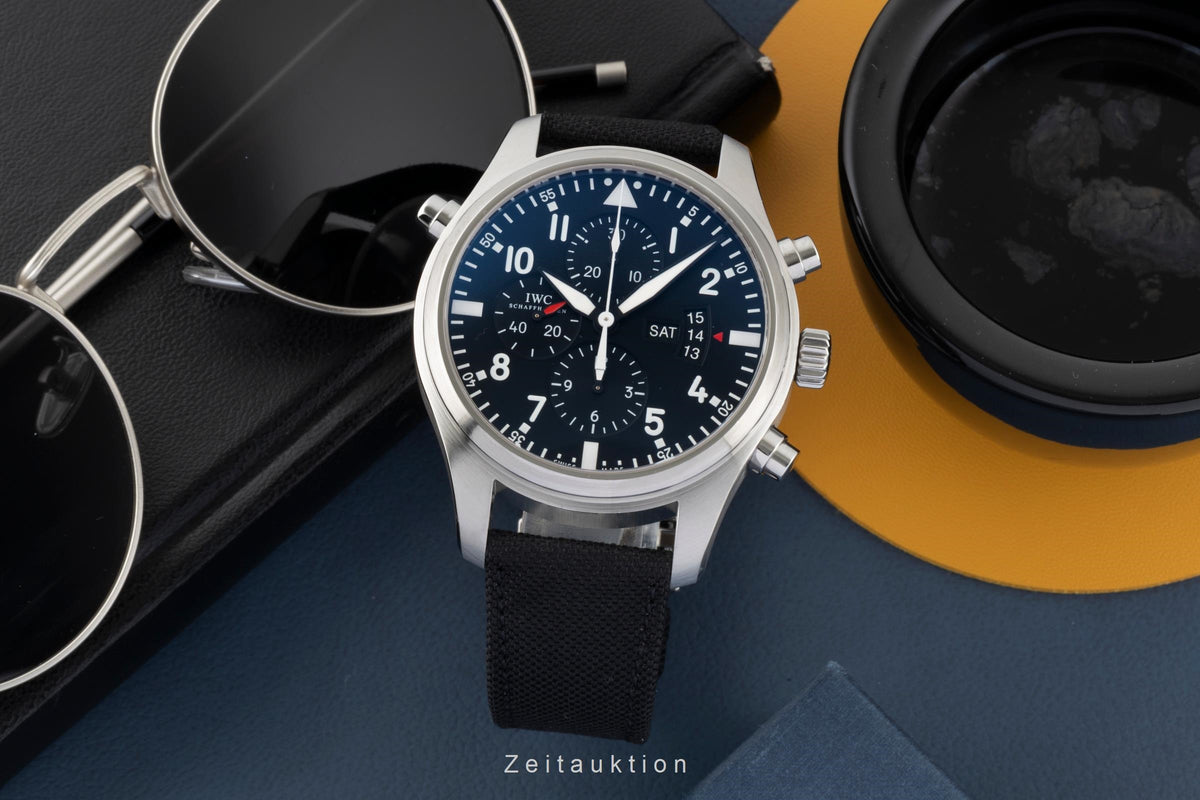 IWC Fliegerchronograph chronograph steel automatic men's watch IW377801  [2605251]