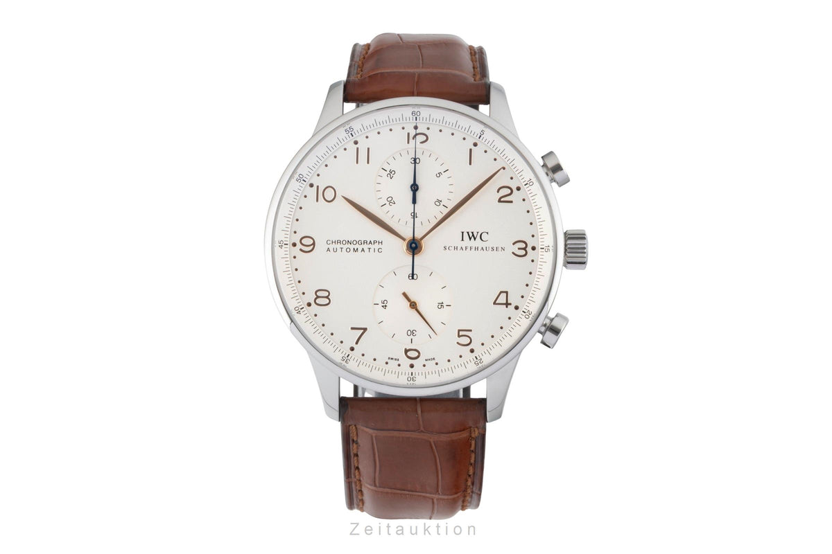 IWC Portuguese cronógrafo acero automático reloj para caballeros IW371401  [2605252]