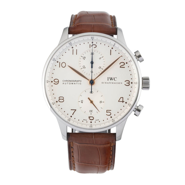 IWC Portuguese cronógrafo acero automático reloj para caballeros IW371401  [2605252]