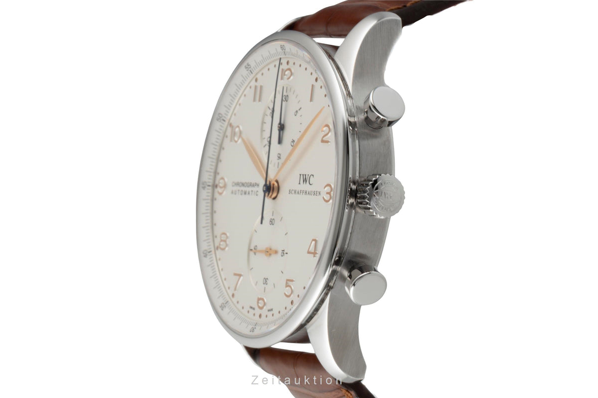 IWC Portuguese cronógrafo acero automático reloj para caballeros IW371401  [2605252]