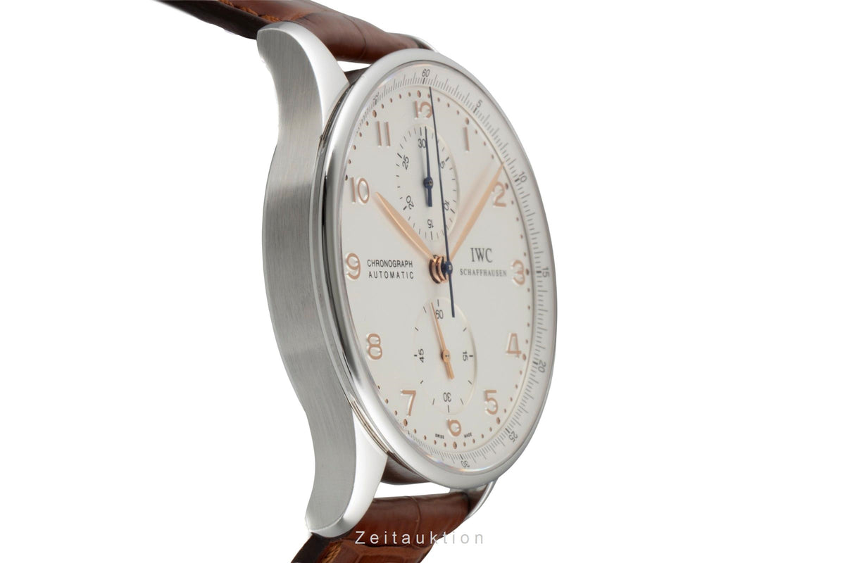 IWC Portuguese cronógrafo acero automático reloj para caballeros IW371401  [2605252]