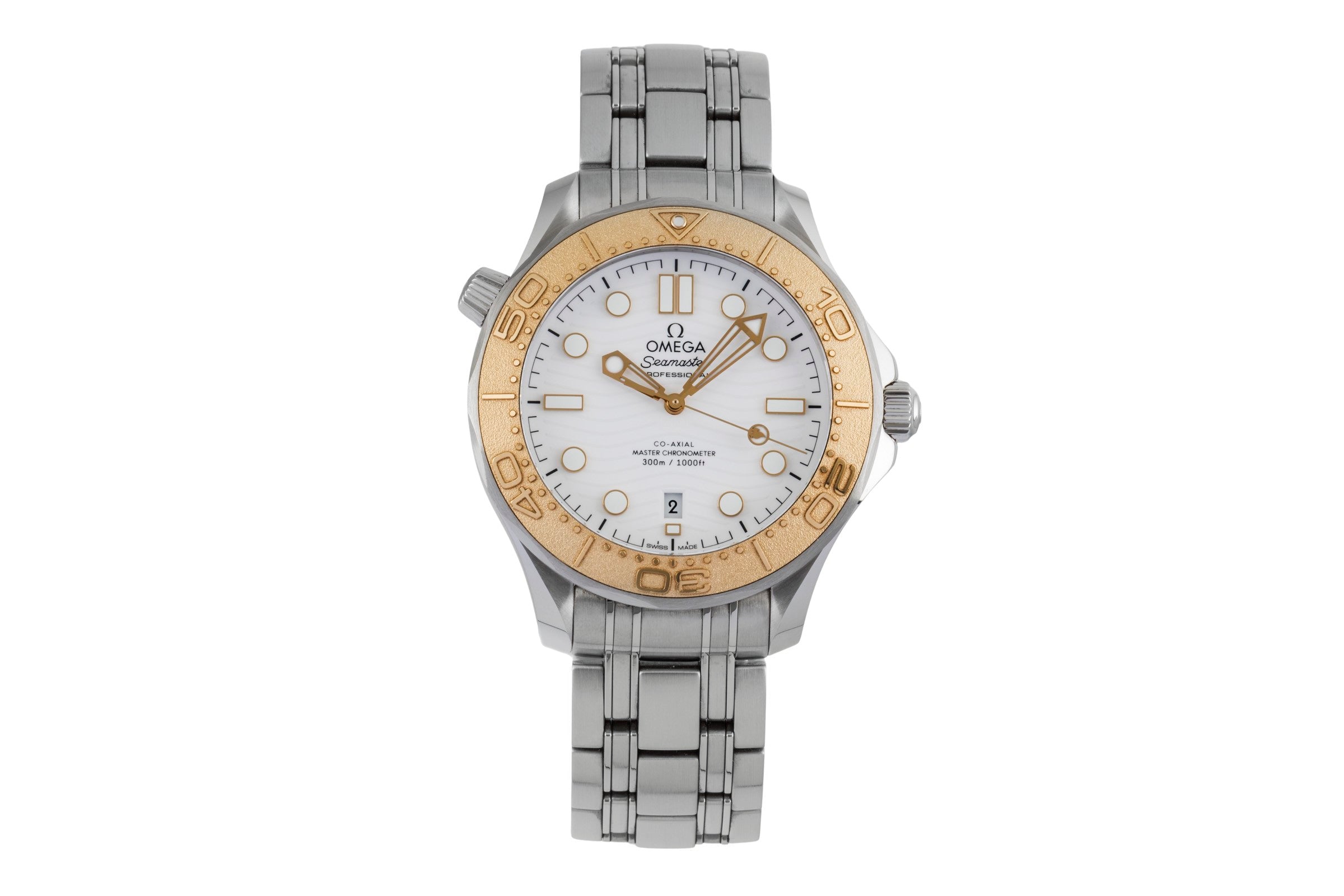 Omega Seamaster steel / gold automatic men's watch 522.21.42.20.04.001 LP: 10000EUR  [2605258]