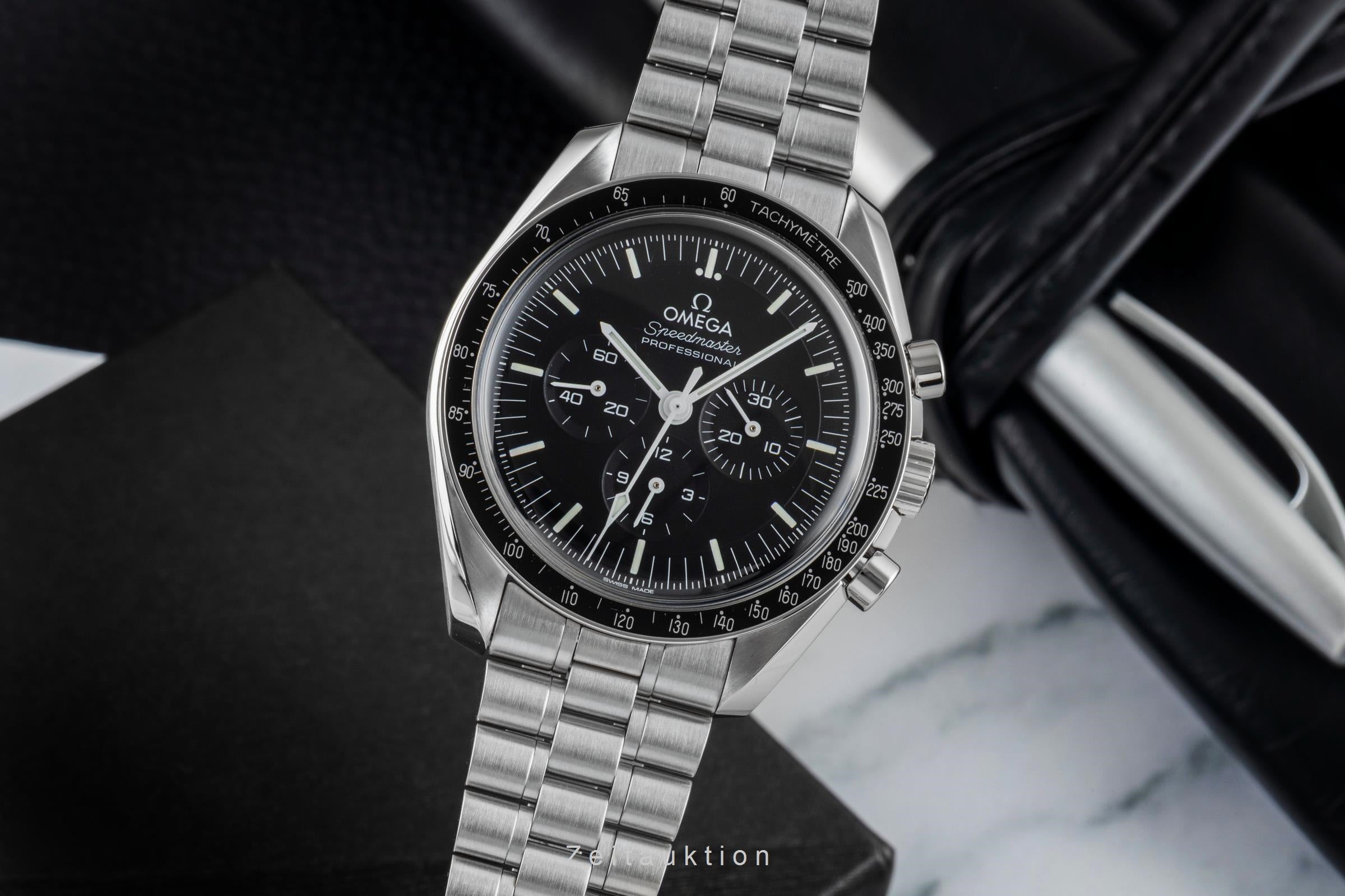Omega Speedmaster Moonwatch cronografo acciaio carica manuale orologio da uomo 310.30.42.50.01.001 LP: 7600EUR  [2605264]