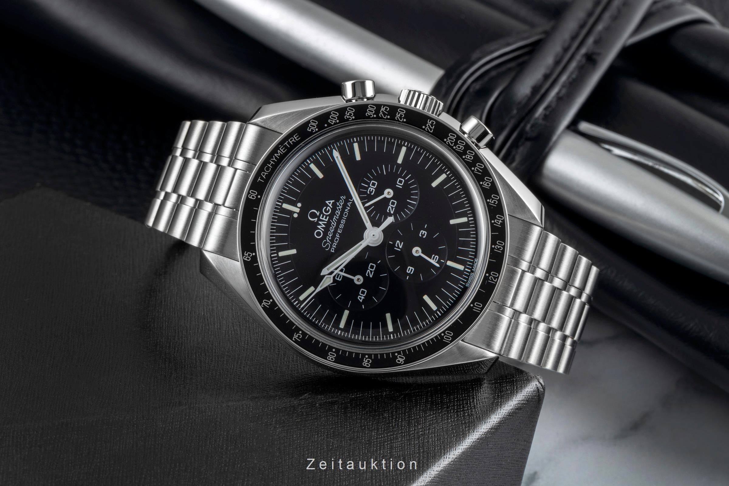 Omega Speedmaster Moonwatch cronografo acciaio carica manuale orologio da uomo 310.30.42.50.01.001 LP: 7600EUR  [2605264]