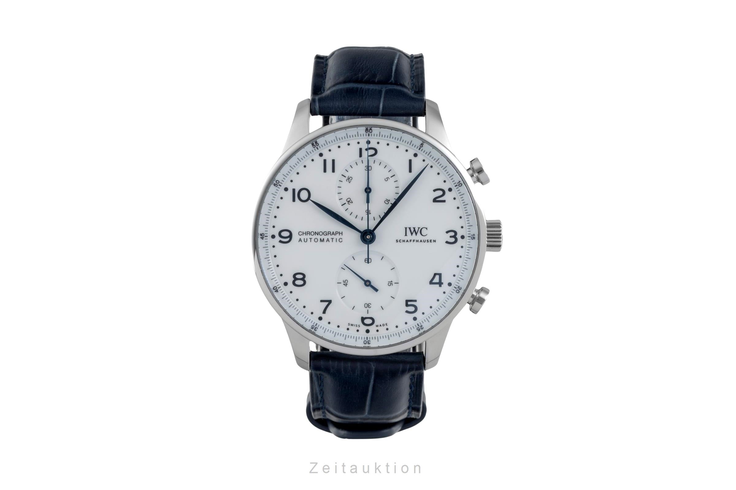 IWC Portugieser chronograph steel automatic men's watch IW371602 Limited  [2605266]
