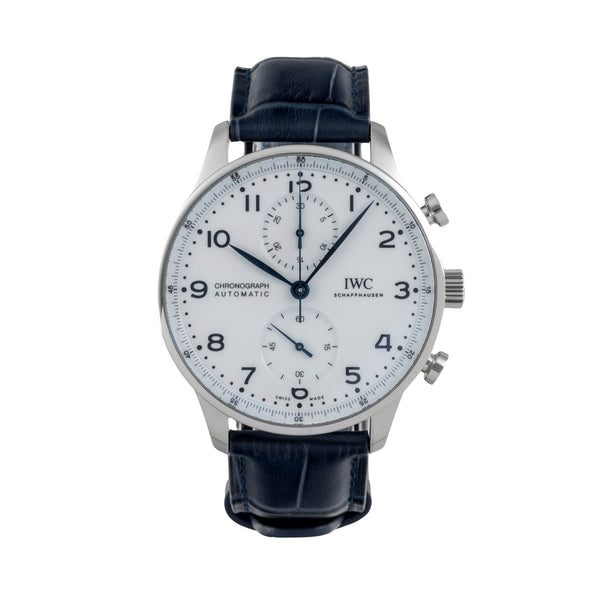 IWC Portugieser chronograph steel automatic men's watch IW371602 Limited  [2605266]