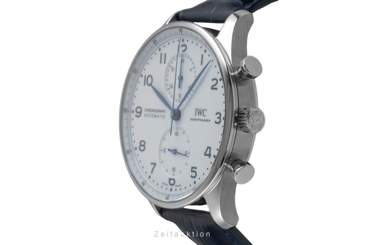 IWC Portugieser chronograph steel automatic men's watch IW371602 Limited  [2605266]