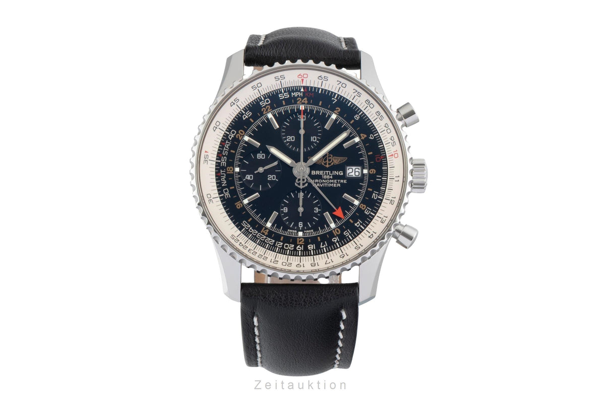 Breitling Navitimer World chronograph steel automatic men's watch A2432212/B726  [2605269]