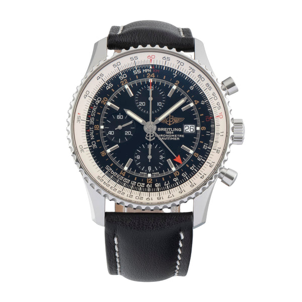 Breitling Navitimer World chronograph steel automatic men's watch A2432212/B726  [2605269]