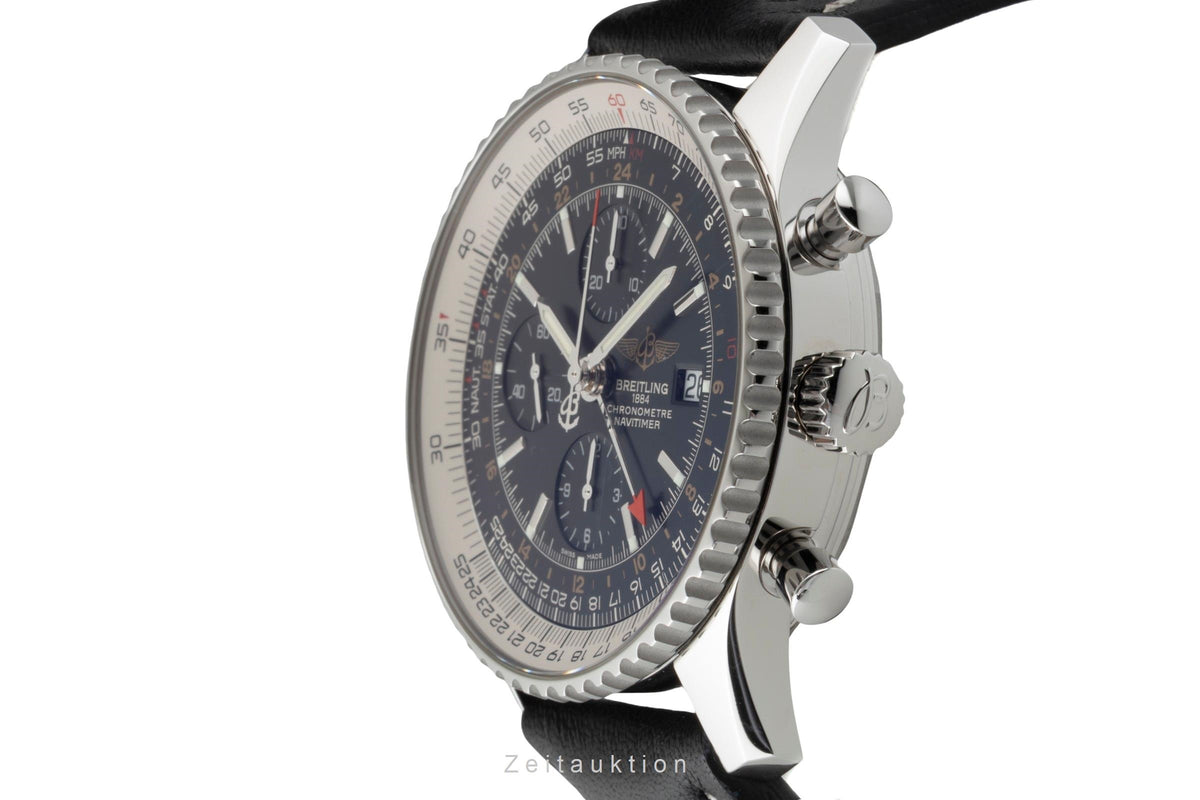 Breitling Navitimer World chronograph steel automatic men's watch A2432212/B726  [2605269]