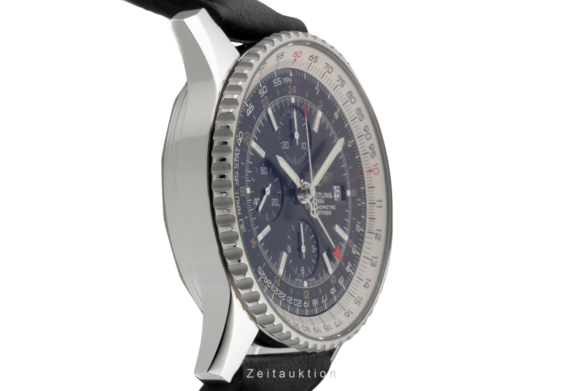 Breitling Navitimer World chronograph steel automatic men's watch A2432212/B726  [2605269]