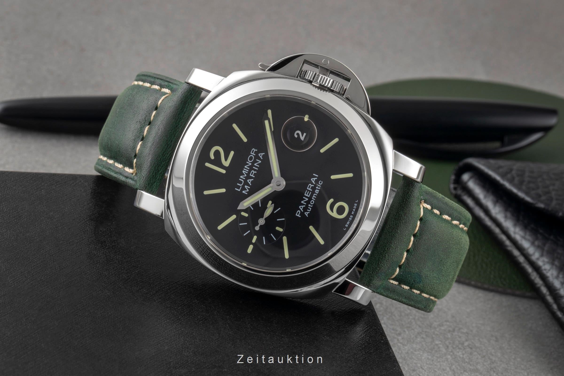Panerai Luminor Marina steel automatic men's watch PAM01104 LP: 9200EUR  [2605271]