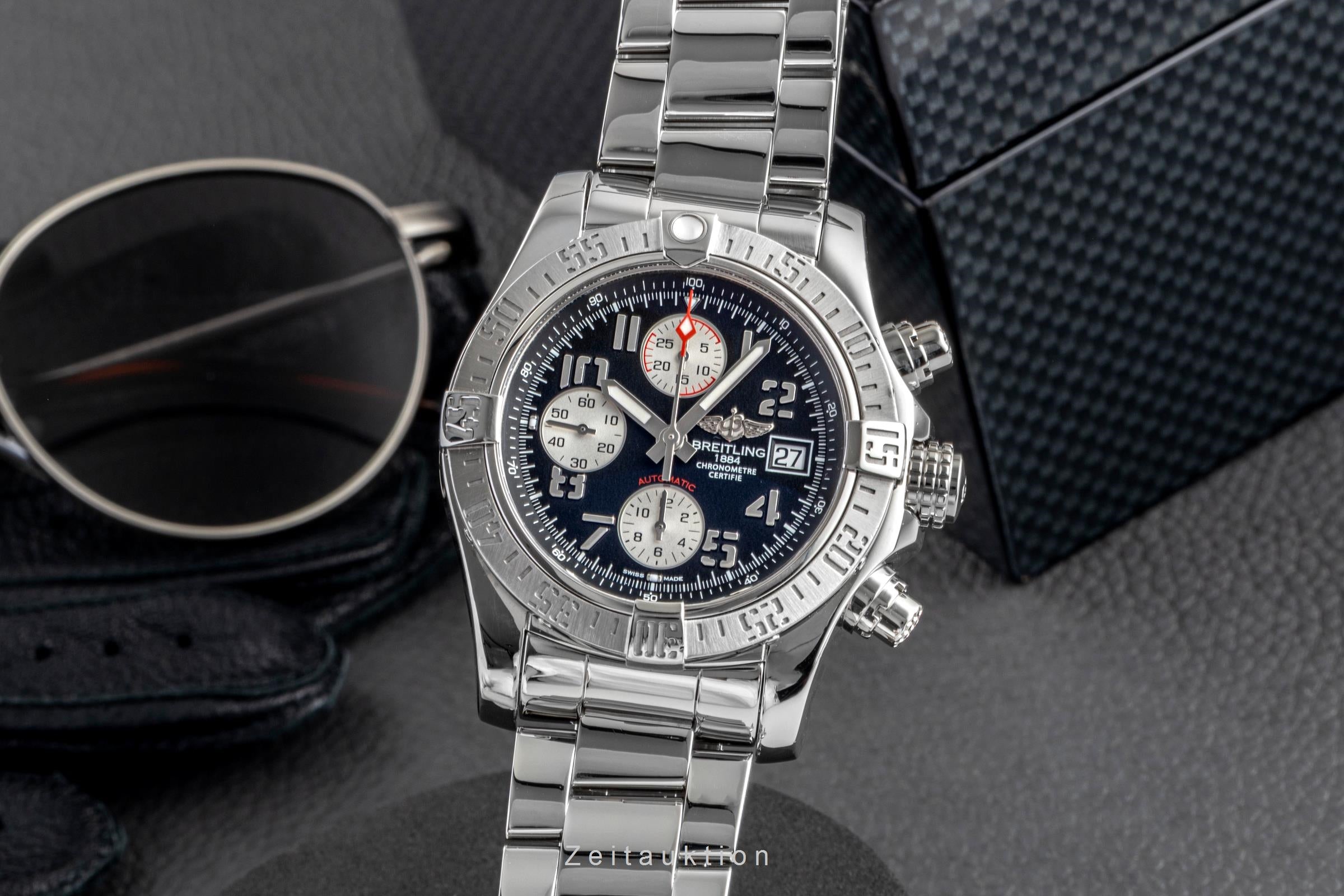 Breitling Avenger II cronógrafo acero automático reloj para caballeros A13381  [2605273]
