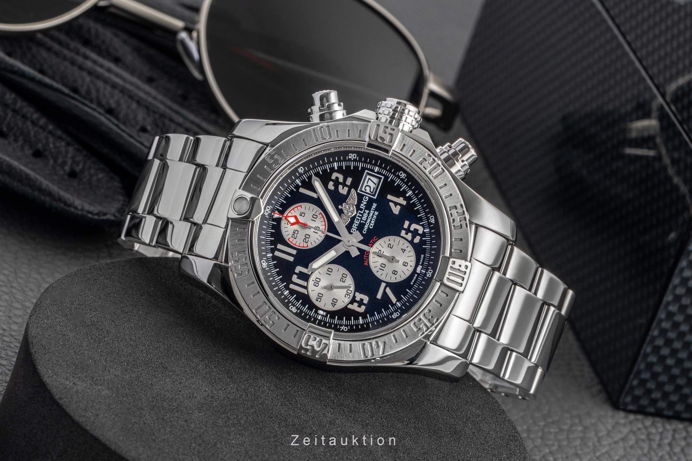 Breitling Avenger II cronógrafo acero automático reloj para caballeros A13381  [2605273]