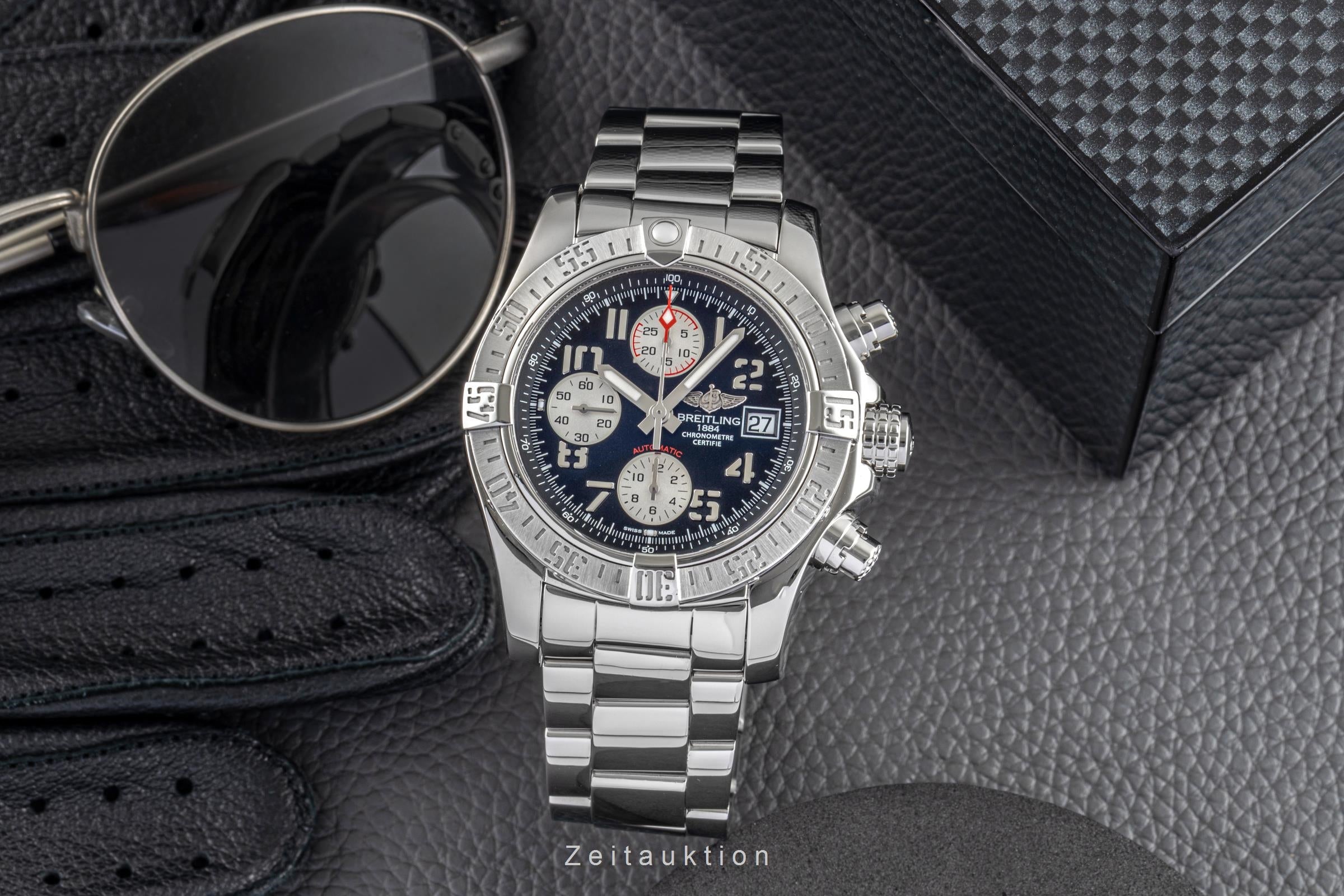 Breitling Avenger II cronógrafo acero automático reloj para caballeros A13381  [2605273]