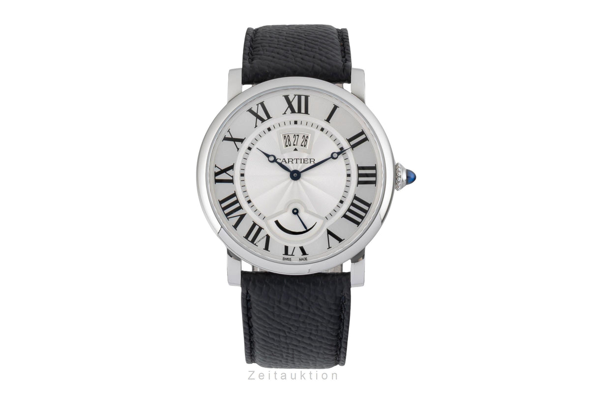 Cartier Rotonde de Cartier Stahl Handaufzug Herrenuhr Ref. W1556369 B&P [2605277]